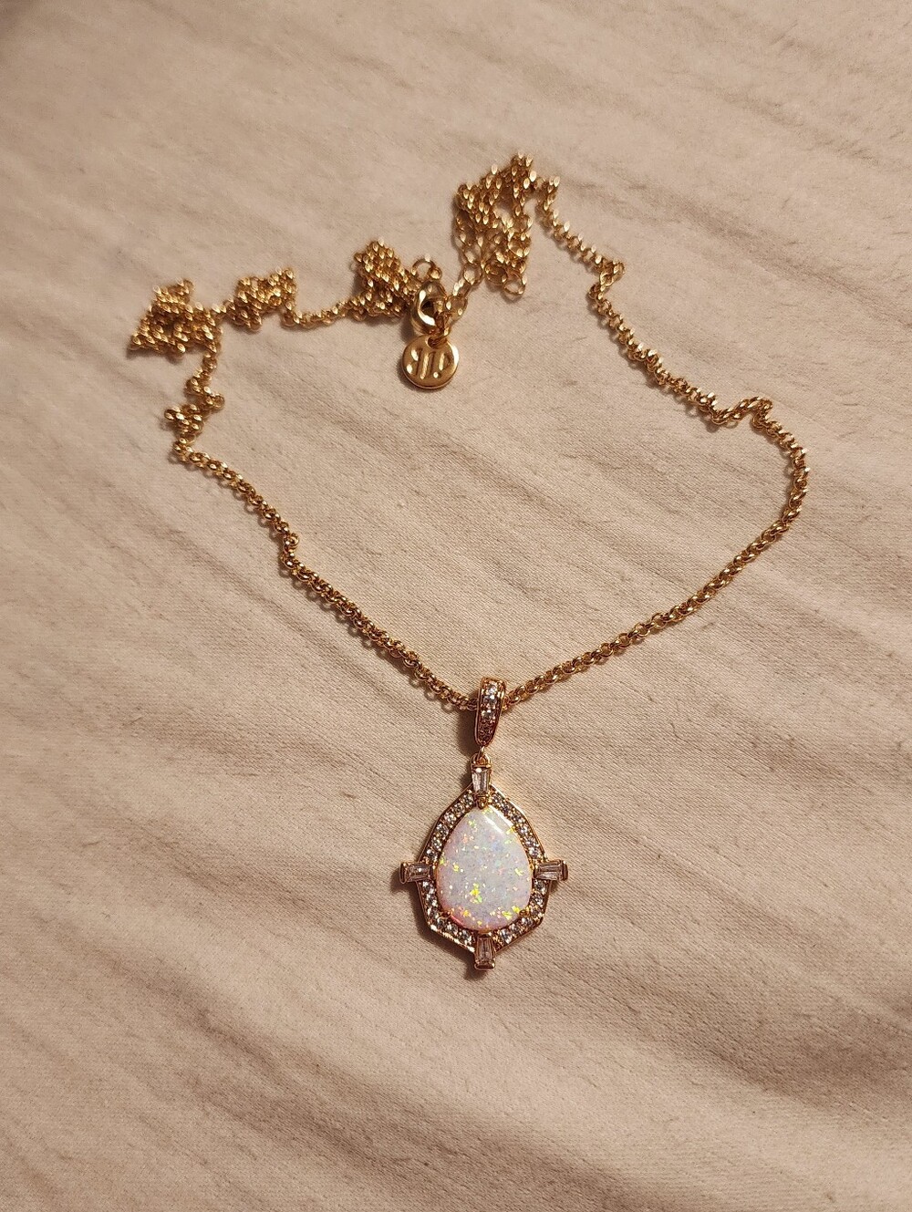 October Opal Necklace
